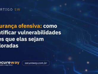 Especialistas em segurança ofensiva identificando vulnerabilidades em ambiente corporativo